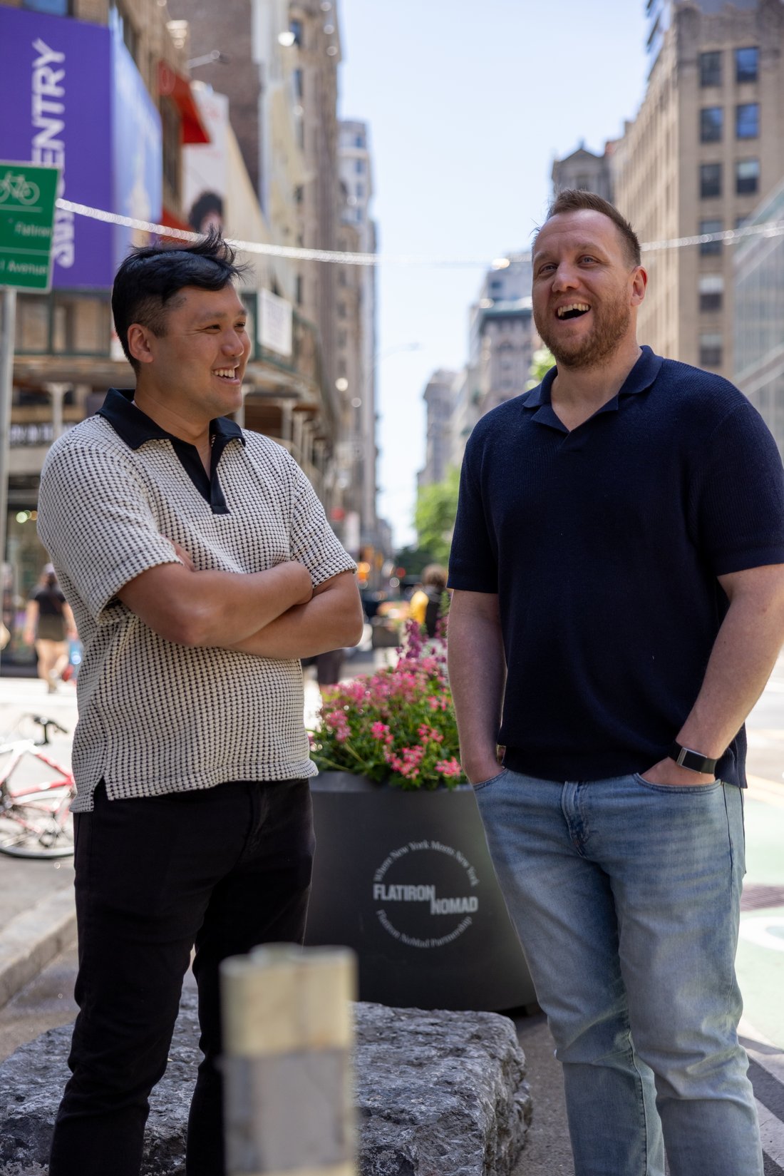 Croissant founders Adam and Zoltan