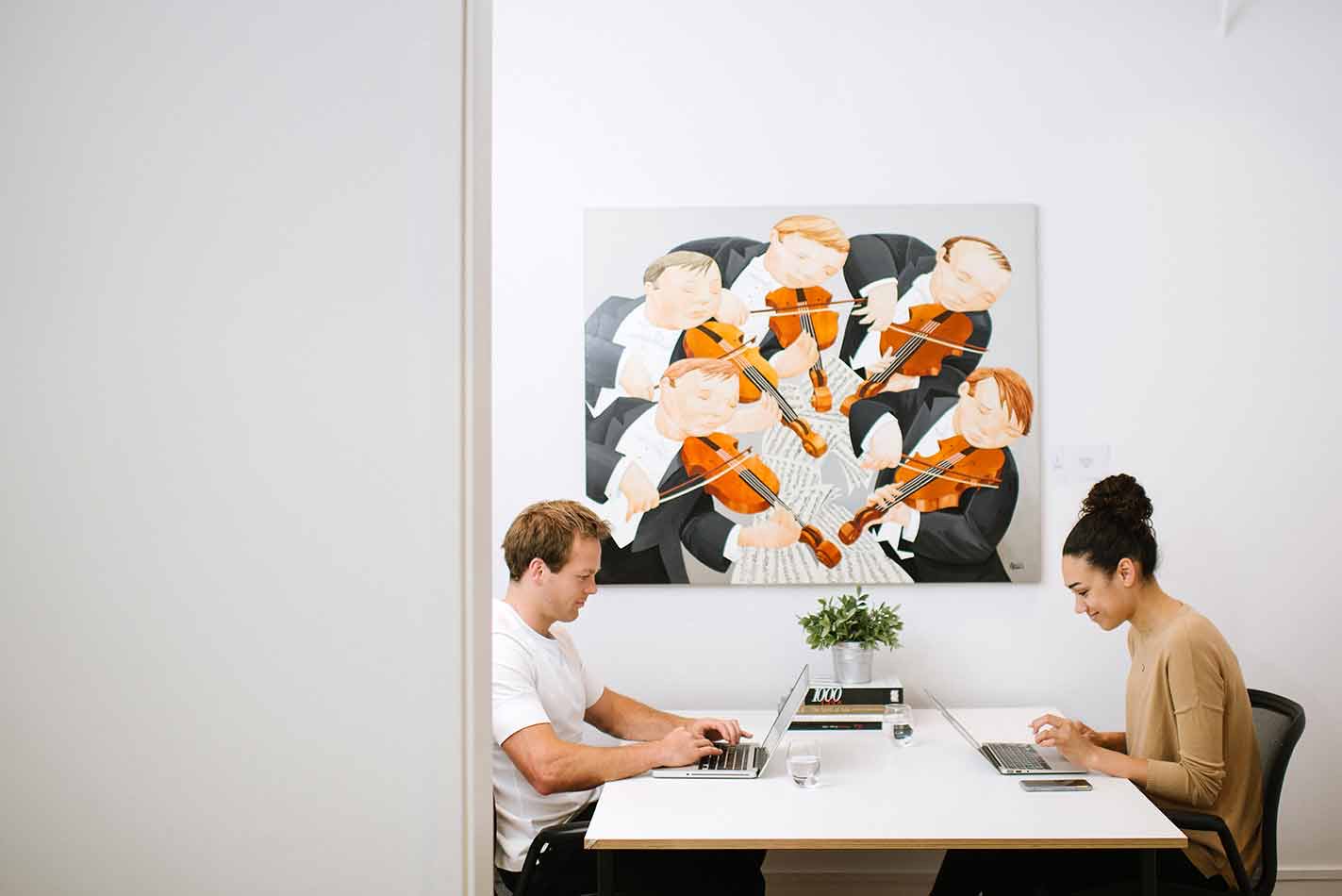 Central coworking space