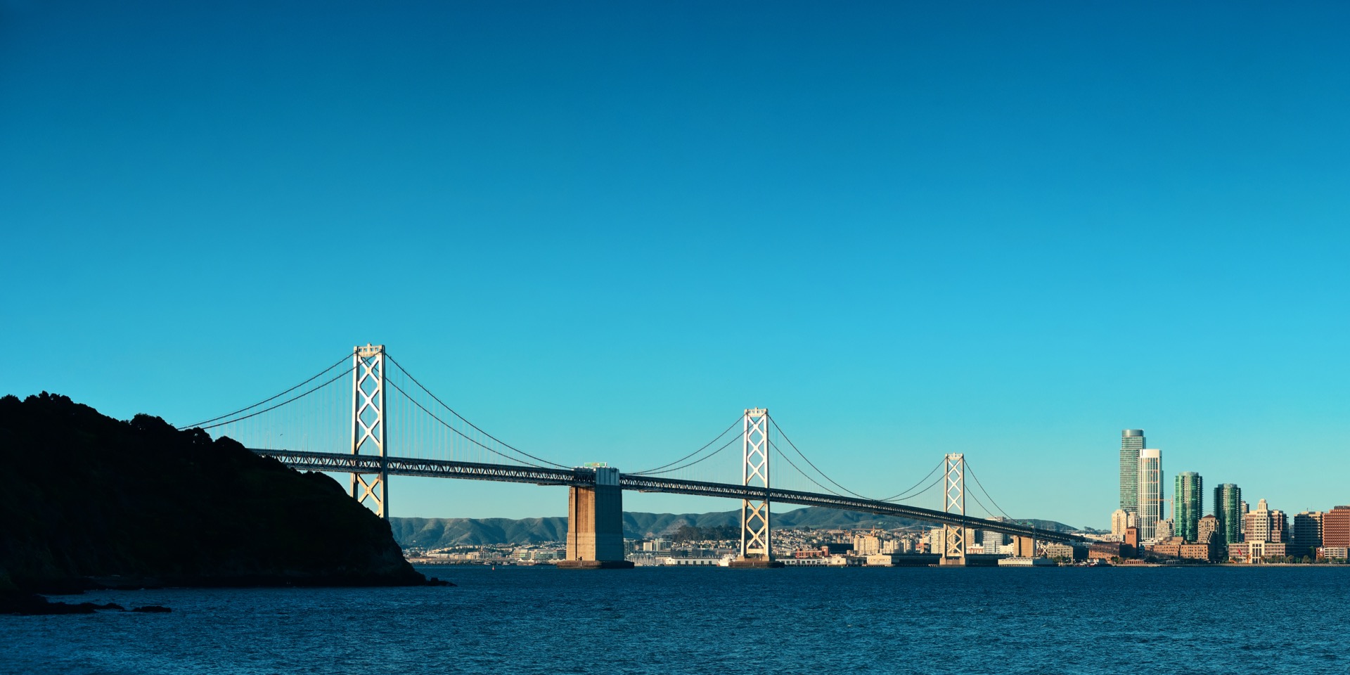 San Francisco city skyline panorama with urban architecture