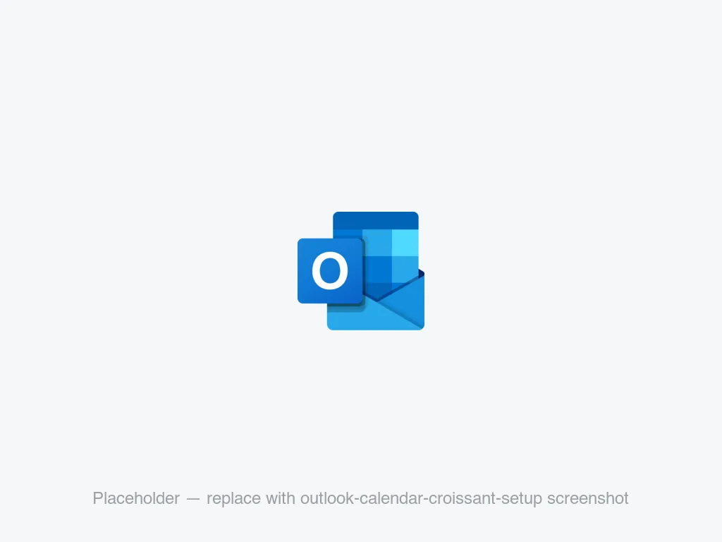 Configure Outlook Calendar in the Croissant partner dashboard