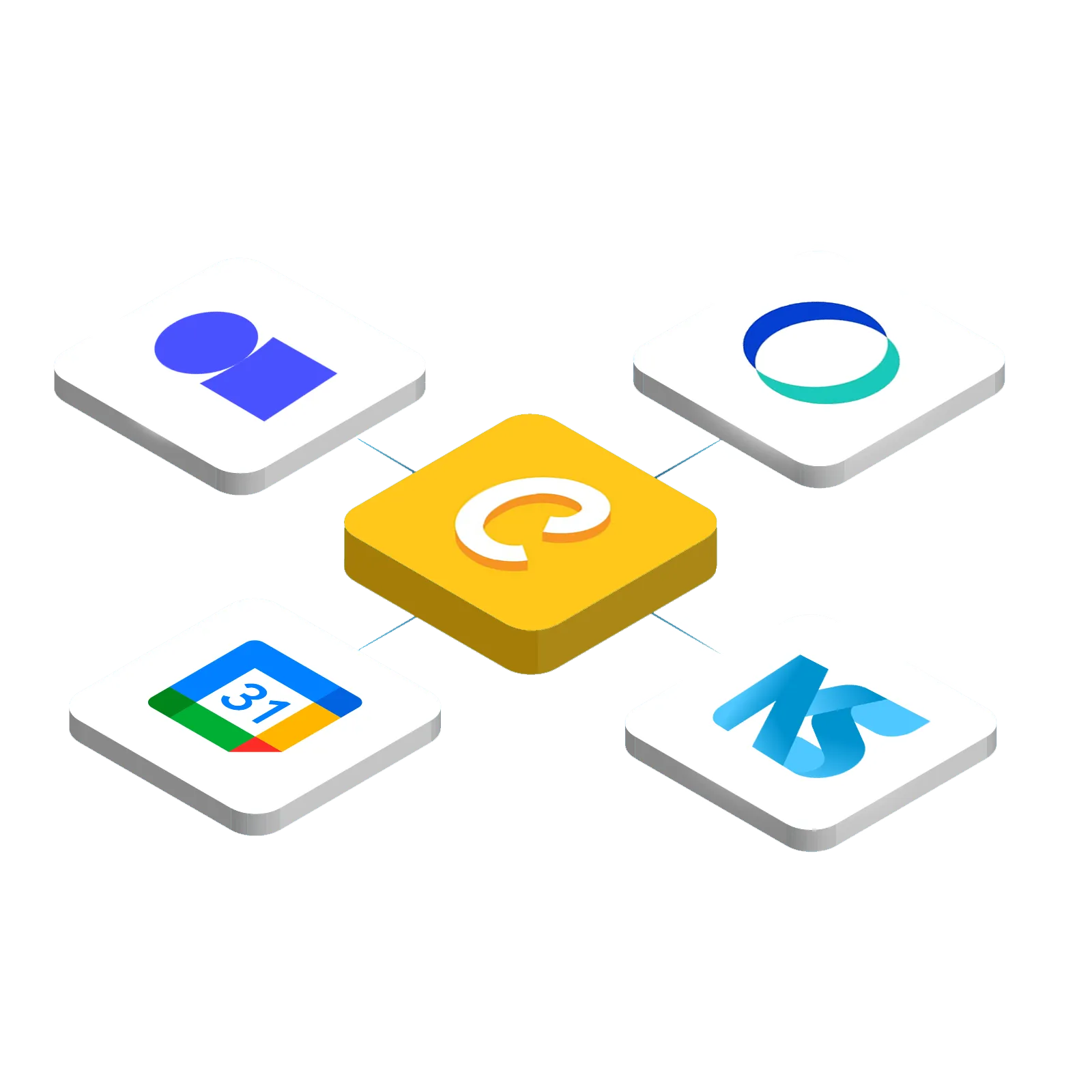Connected workspaces — Croissant integrates with KISI, Salto KS, OfficeRnD, and Google Calendar