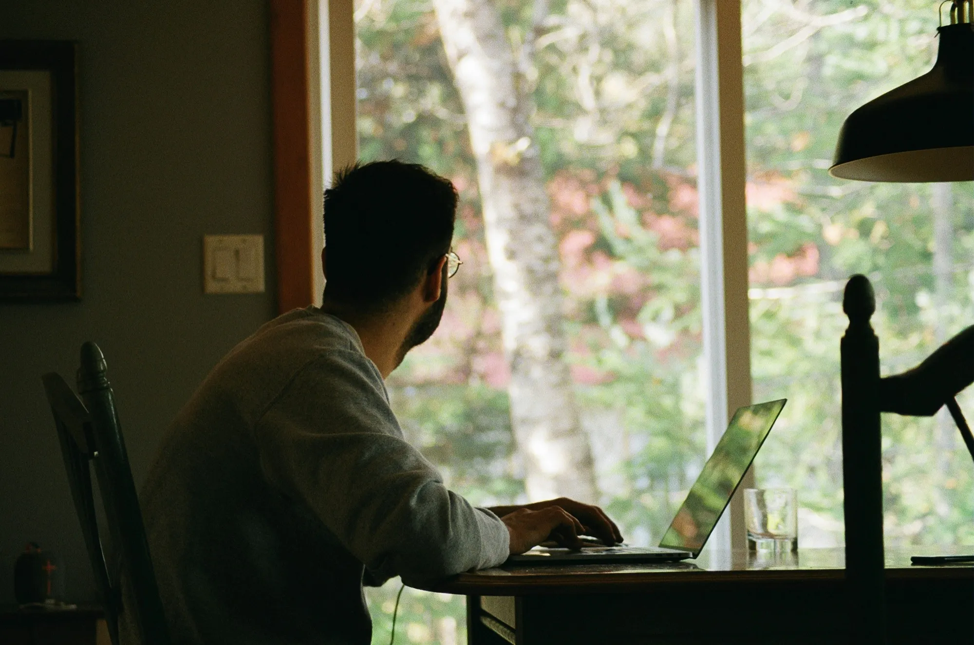 Out of focus workspace representing lack of clarity