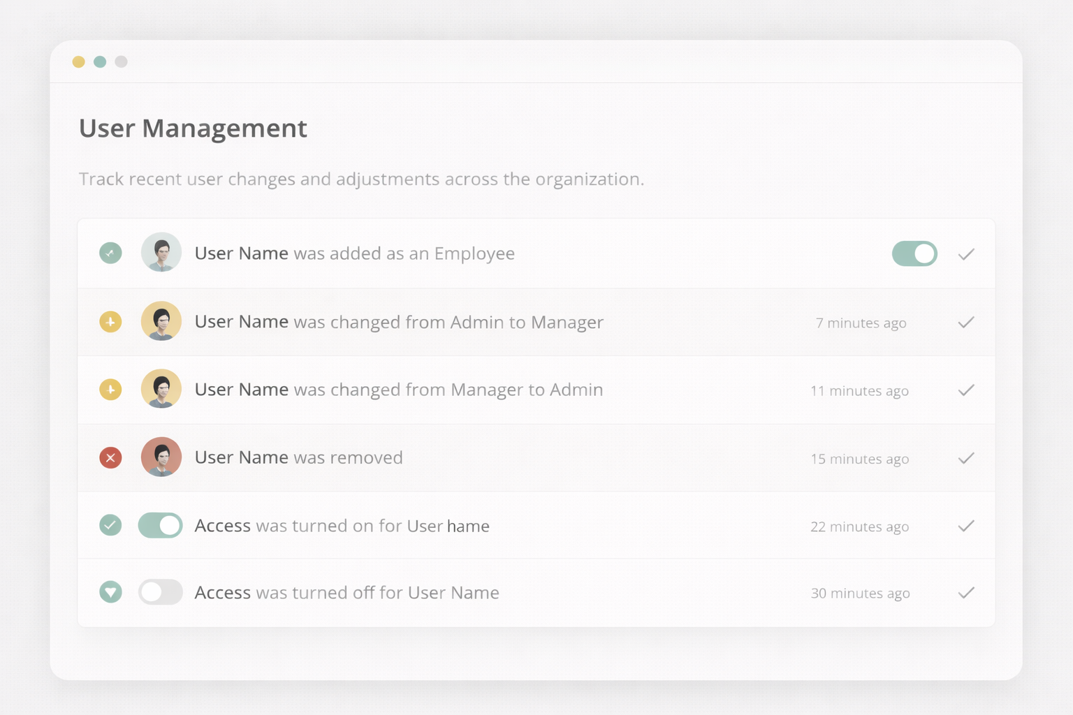 Organization management