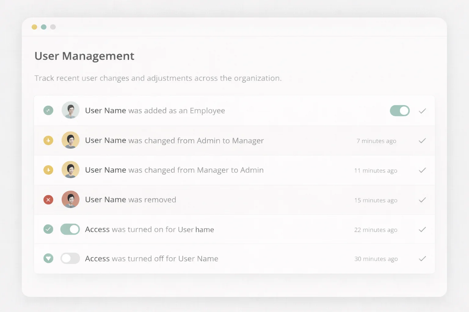 Organization management